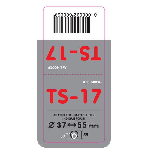Ακρο Εξατμισης TS-17 S 37-55MM - Κοφτο - Thumbnail 2