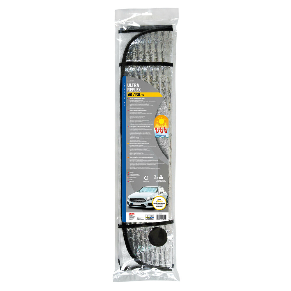 LAMPA – Ηλιοπροστασία Εσωτερική Παρμπρίζ Ultra-reflex (s) 60 X 130 Cm, Άμεση Θερμική Απομόνωση Για Δροσερό Τιμόνι Και Άνετη Οδήγηση Στον Καύσωνα - 1 Τεμ. (L6683.4) - Thumbnail 2