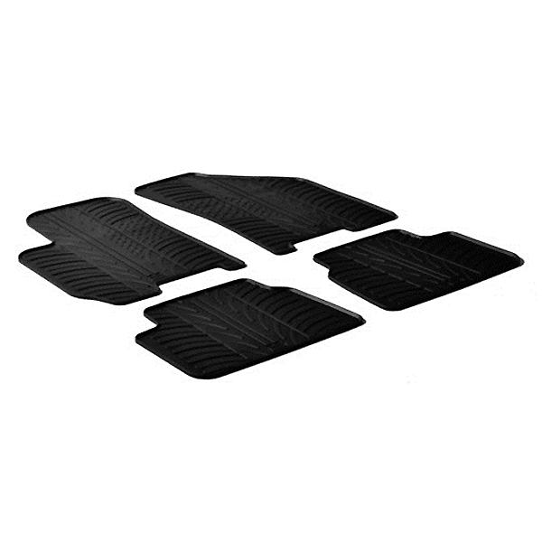 LAMPA - ΠΑΤΑΚΙΑ ΑΥΤΟΚΙΝΗΤΟΥ ΑΠΟ ΛΑΣΤΙΧΟ ΓΙΑ CHEVROLET LACETTI SW 5D 04/2004-12/2009 / CHEVROLET NUBIRA SW 01/2005-12/2009 ΣΕ ΜΑΥΡΟ ΧΡΩΜΑ ΧΩΡΙΣ ΚΟΥΜΠΩΜΑΤΑ - 4 ΤΕΜ.