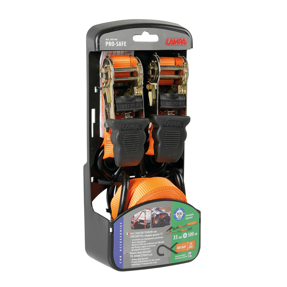 Ιμαντες Δεσιματος Pro-safe Με Καστανια (2,5X500CM)LAMPA -  2τεμ. - Thumbnail 3