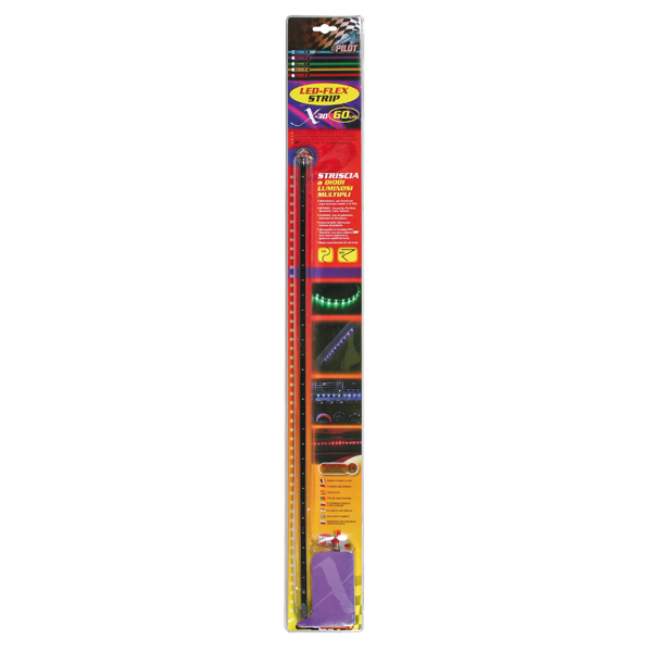Ταινια Με 30 LED Ευκαμπτη Flex Strip 60 Cm 12V Μπλε 1τεμ