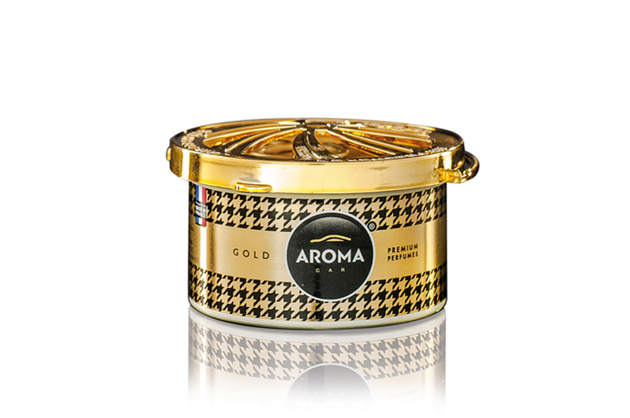 Amio – Αρωματικό Αυτοκινήτου σε Κονσέρβα Aroma Prestige Organic Gold για Φρεσκάδα & Καθημερινή Χρήση – 1 Τεμ. (A92516/AM)