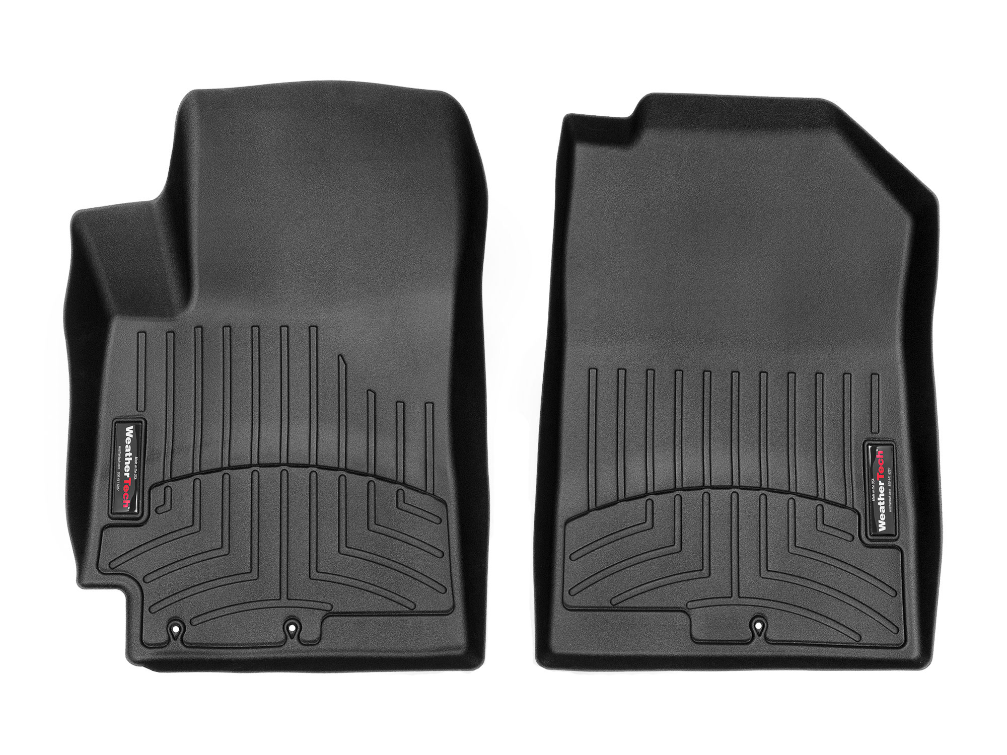 ΠΑΤΑΚΙΑ ΜΑΡΚΕ ΓΙΑ KIA STONIC 2017  ΜΠΡΟΣΤΙΝΑ ΜΑΥΡΑ 2ΤΕΜ WEATHERTECH