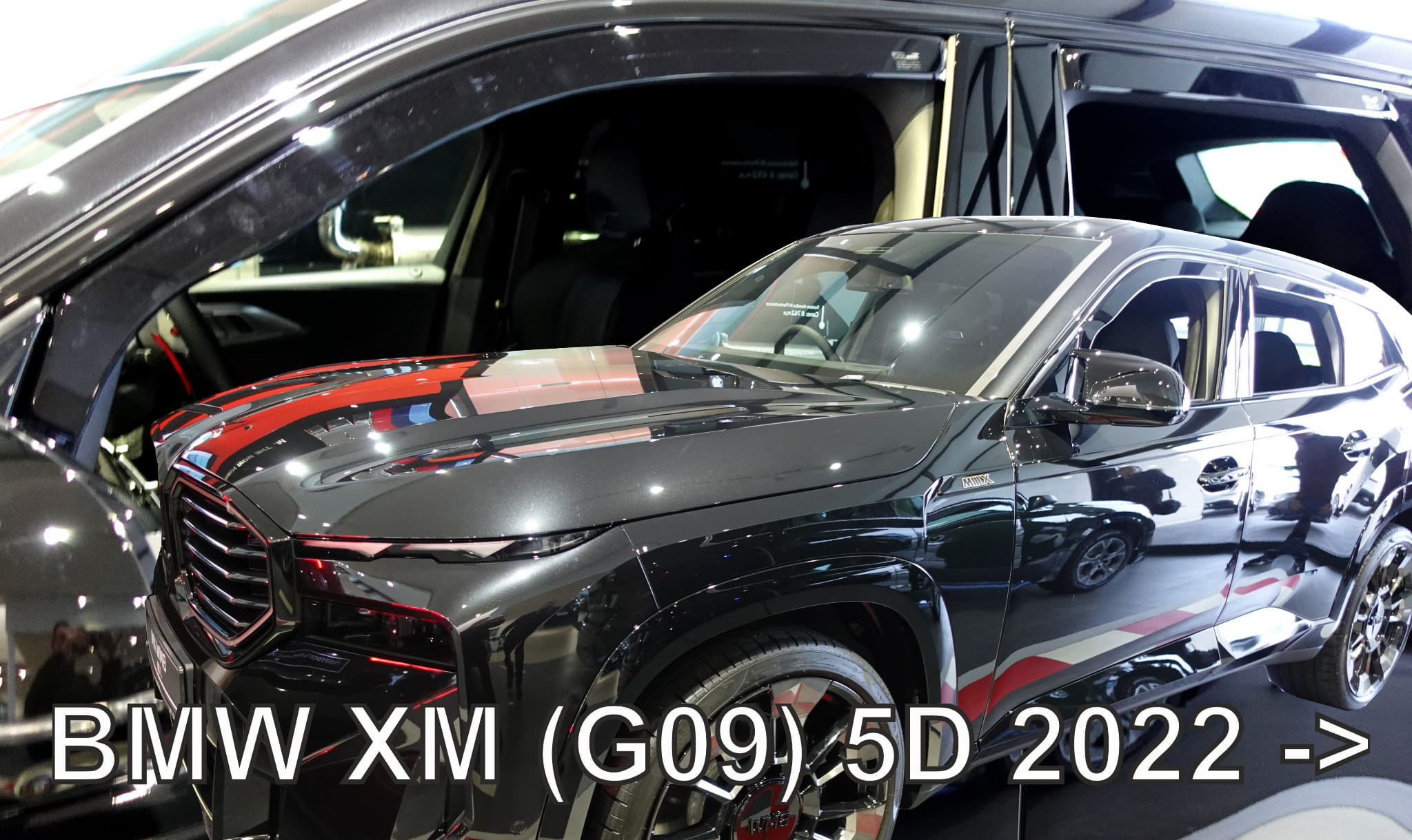 Heko - Ανεμοθραύστες Παραθύρων Για BMW XM (G09) 2022 > 5πορτο υλικό Acrylic Χρώμα Φιμέ - 4 τεμ. (ΑΝΕΜ.SET11004)