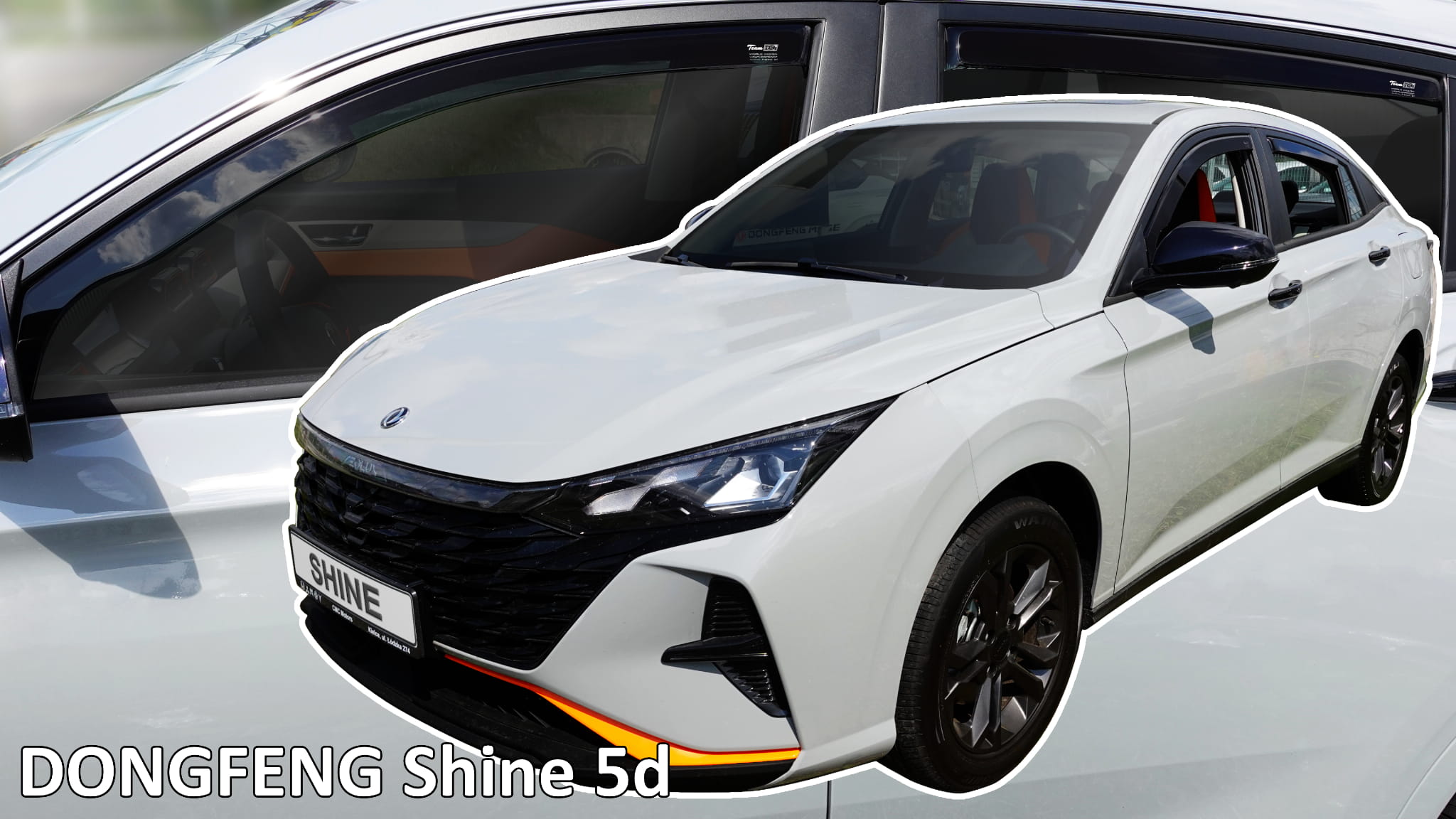 Heko - Ανεμοθραύστες Παραθύρων Για Dongfeng Shine 2025 > 5πορτο υλικό Acrylic Χρώμα Φιμέ - 4 τεμ. (ΑΝΕΜ.SET29126)