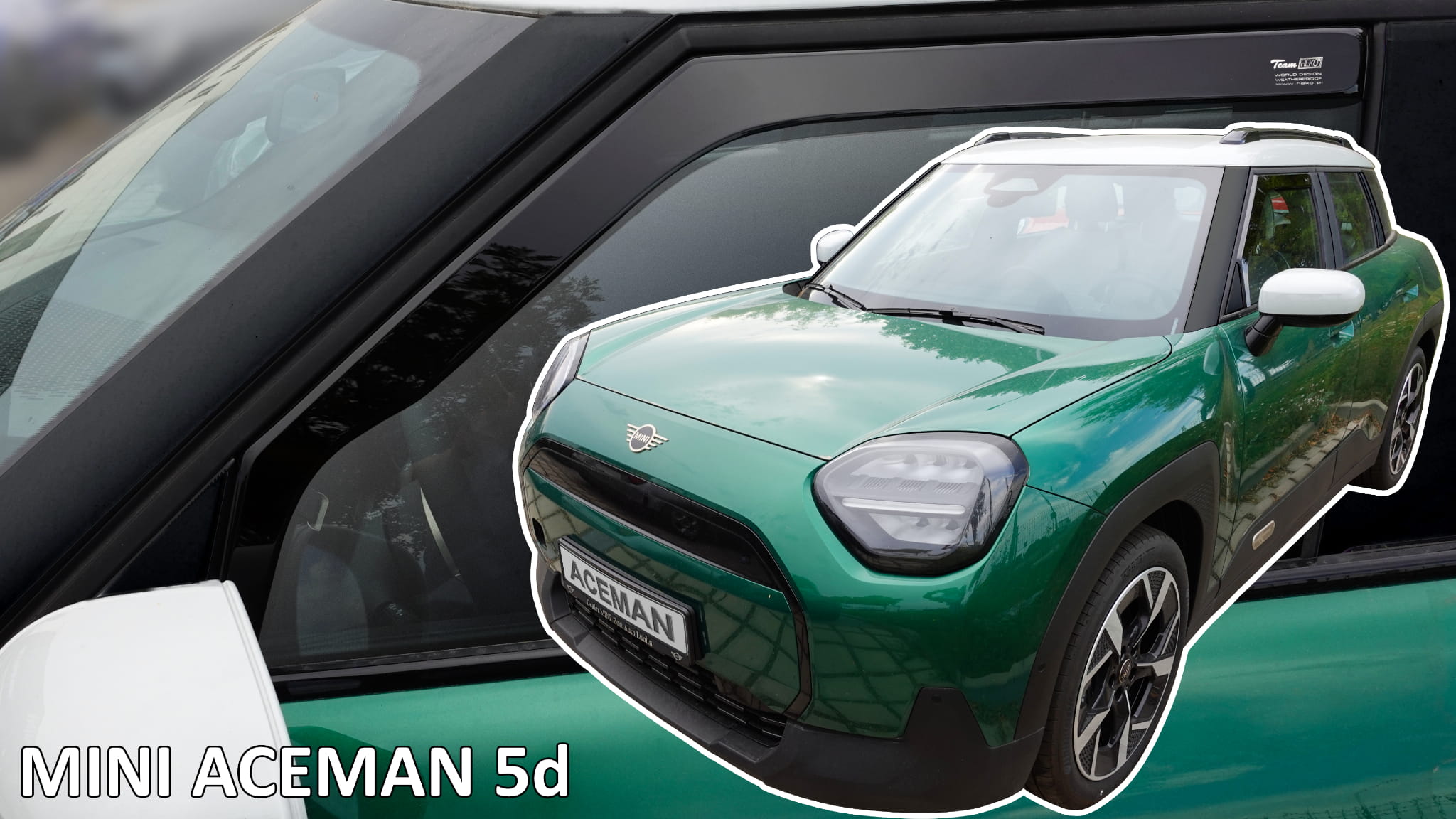Heko - Ανεμοθραύστες Παραθύρων Για Mini Aceman (J05) 2024 > 5πορτο υλικό Acrylic Χρώμα Φιμέ - 2 τεμ. (ΑΝΕΜ.22213)