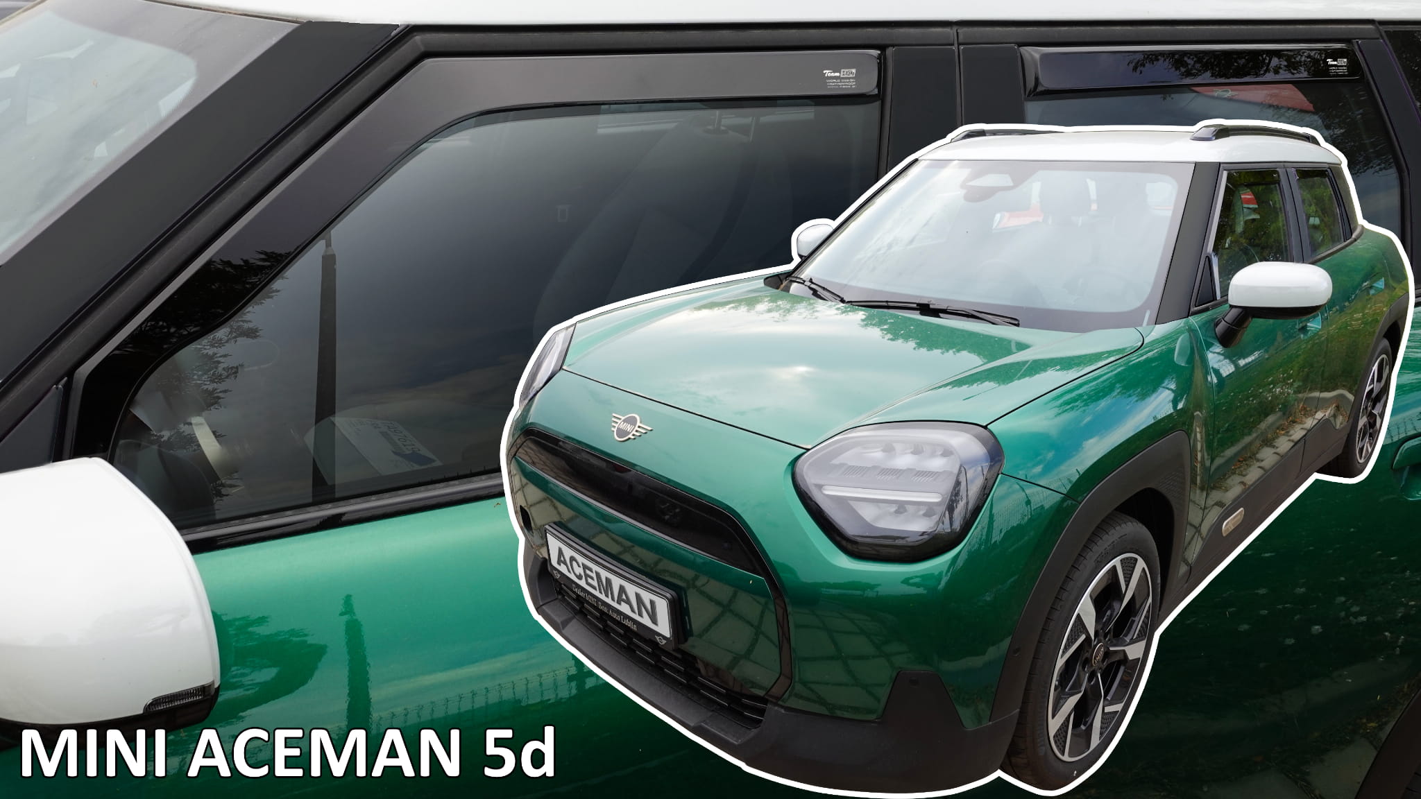 Heko - Ανεμοθραύστες Παραθύρων Για Mini Aceman (J05) 2024 > 5πορτο υλικό Acrylic Χρώμα Φιμέ - 4 τεμ. (ΑΝΕΜ.SET22214)
