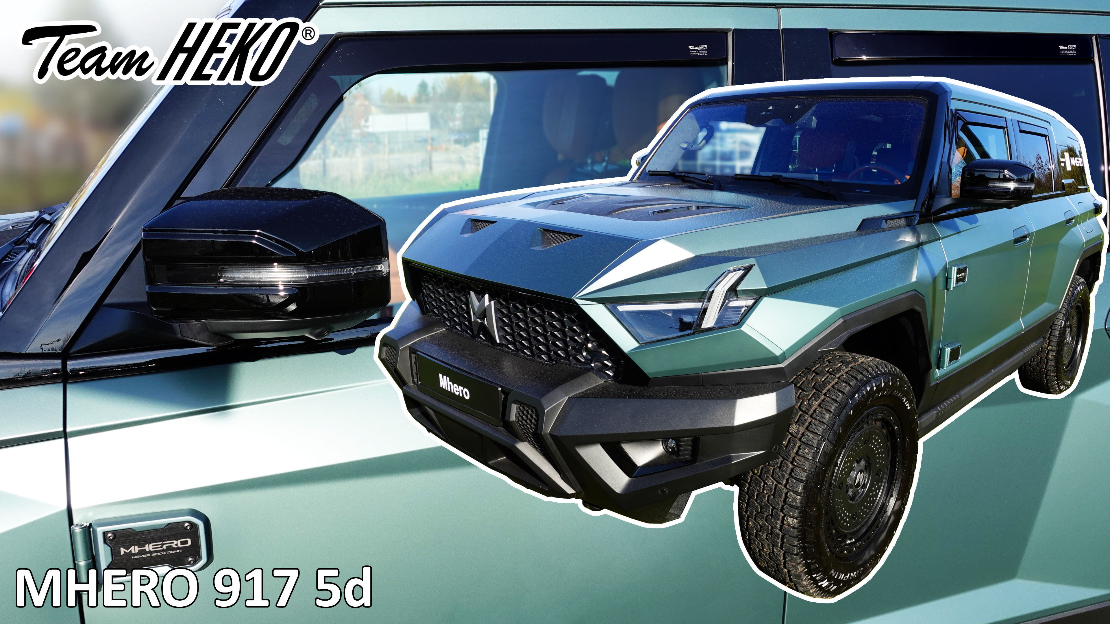 Heko – Ανεμοθραύστες Παραθύρων για M-Hero 917 5πορτο 2023 > (Εμπρός & Πίσω) – 4 Τεμ. (ANEM.SET29142)