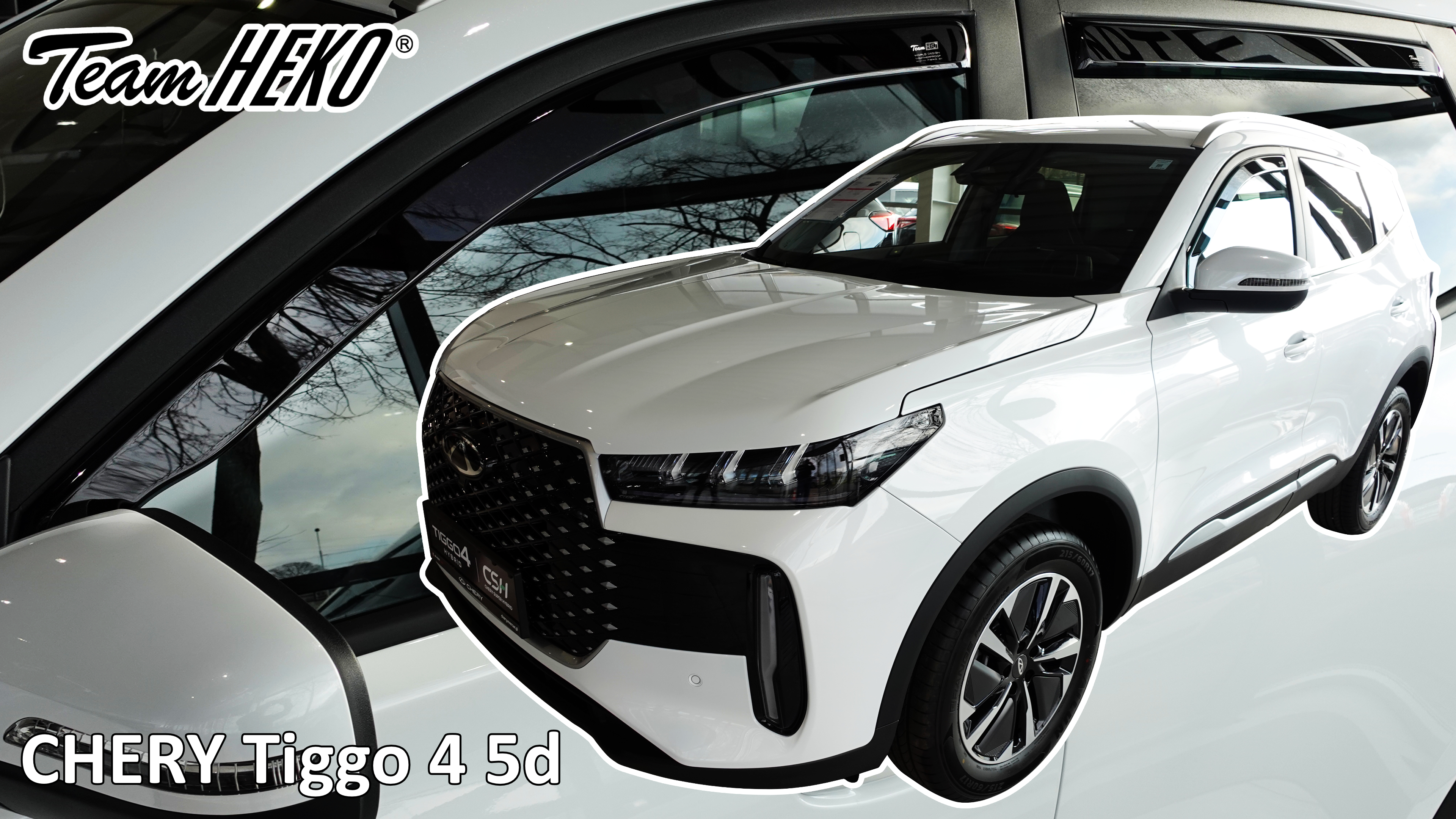 Heko – Ανεμοθραύστες Παραθύρων για Chery Tiggo 4 5πορτο 2024 > (Εμπρός & Πίσω) – 4 Τεμ. (ANEM.SET10808)