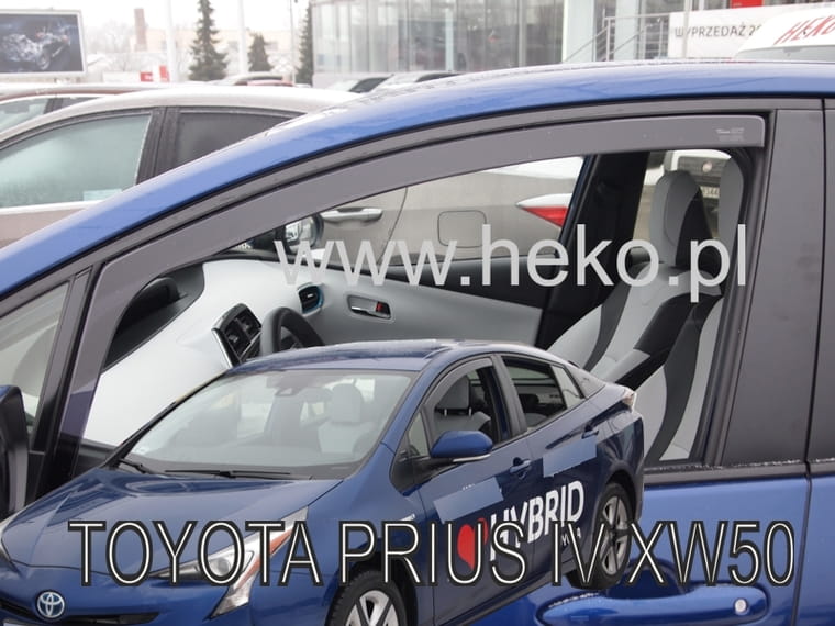 Heko - Ανεμοθραύστες Παραθύρων Για Toyota Prius (XW50) 2016 > 2022 5πορτο υλικό Acrylic Χρώμα Φιμέ - 2 τεμ. (ΑΝΕΜ.29646)
