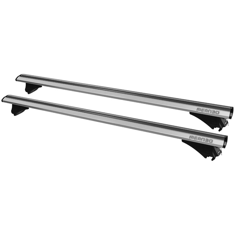 MENABO ΜΠΑΡΕΣ ΟΡΟΦΗΣ ΑΛΟΥΜΙΝΙΟΥ LEOPARD XL SILVER 135 cm ΣΕ ΑΣΗΜΙ ΧΡΩΜΑ ΓΙΑ Ford Galaxy III 2015> ME FLUSH RAILS - 2 ΤΕΜ.  (8860/MB)