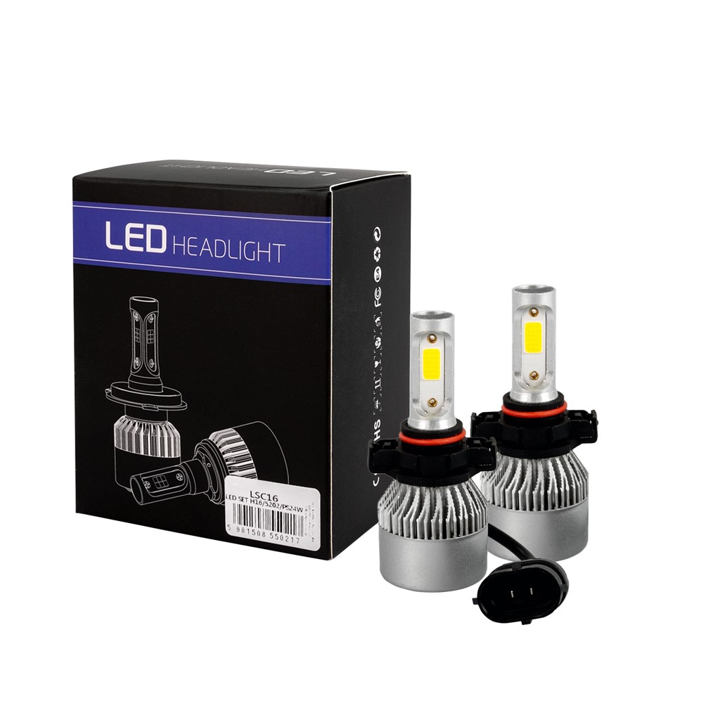 H165202PS24W 1036V 6500K 10000lm 80W COB LED EPISTAR 1021 C6 KIT ΜΕ ΑΝΕΜΙΣΤΗΡΑΚΙ M-TECH - 2 ΤΕΜ