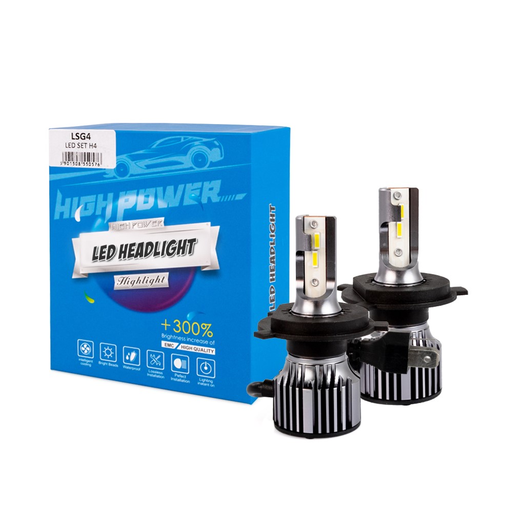 H4  1224V 6500K 5000lm 50W CSP1860 LED LSG SERIES 300 KIT M-TECH - 2 ΤΕΜ