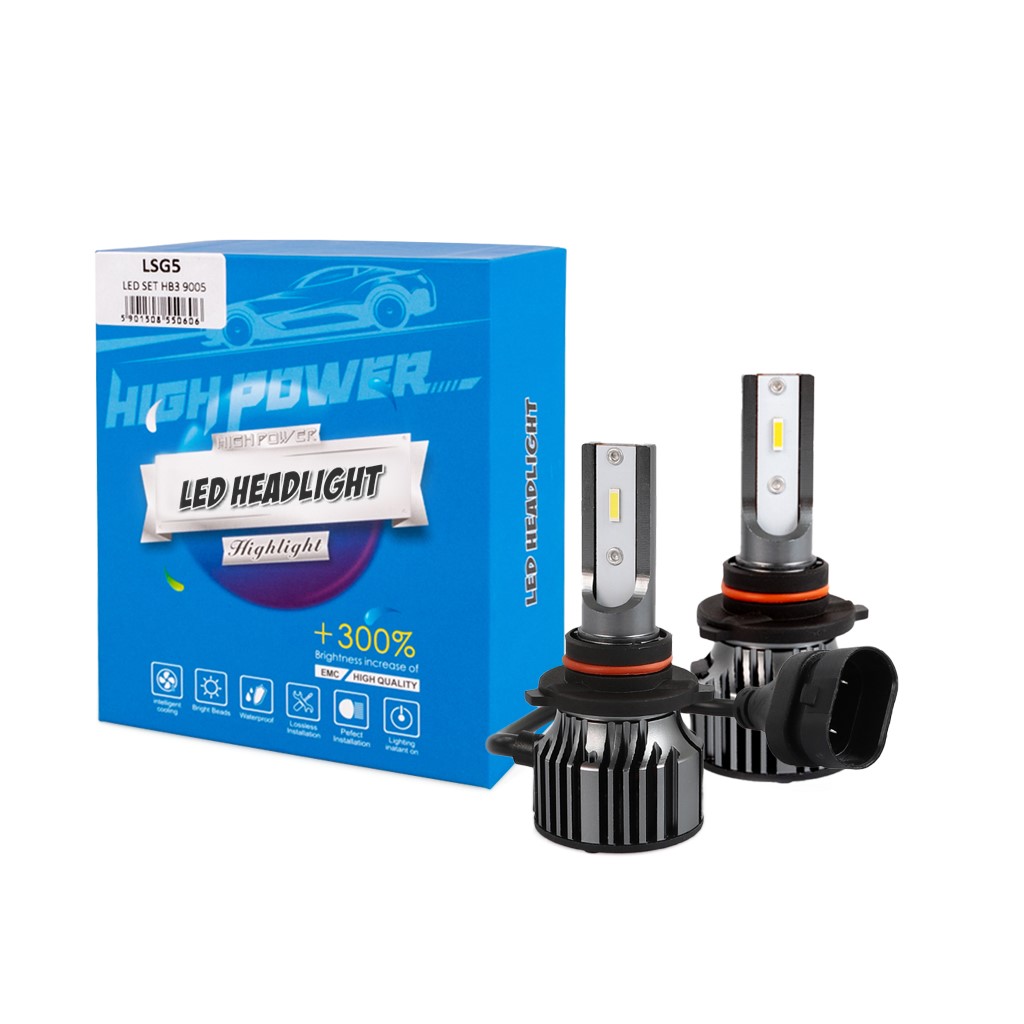 HΒ3 9005  1224V 6500K 5000lm 50W CSP1860 LED LSG SERIES 300 KIT M-TECH - 2 ΤΕΜ