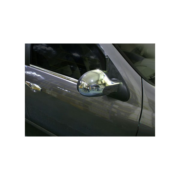 ΚΑΠΑΚΙΑ ΚΑΘΡΕΠΤΩΝ ΓΙΑ RENAULT TWINGO II HB 2001-2014  SYMBOL  THALIA 2009-2013 ΧΡΩΜΙΟΥ 2 ΤΕΜ ΠΛΑΣΤΙΚΑ