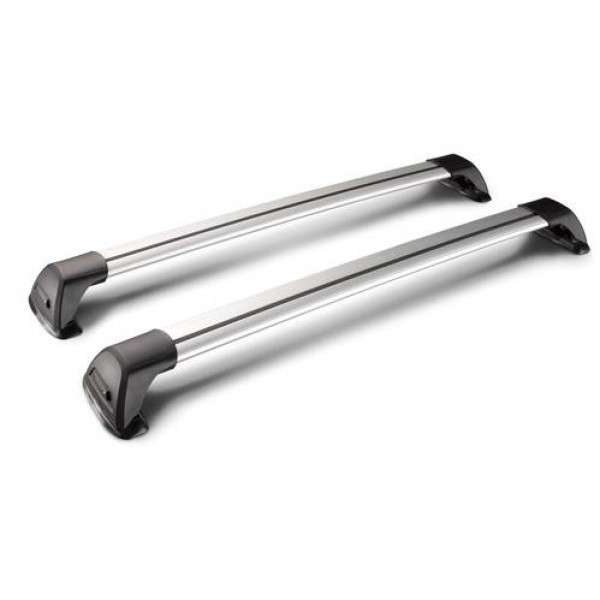 Μπάρες Οροφής Αλουμινίου YAKIMA FLUSH 120cm 2τεμ με Κλείδωμα