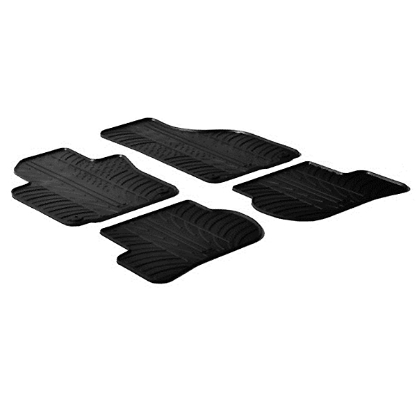 ΜΑΡΚΕ ΠΑΤΑΚΙΑ ΣΕ ΣΚΑΦΗ ΛΑΣΤΙΧΟ ΓΙΑ SKODA OCTAVIA 5 092004-022013  SKODA OCTAVIA WAGON 012005-042013 SUMISURA ΣΕ ΜΑΥΡΟ ΧΡΩΜΑ ME ΚΟΥΜΠΩΜΑΤΑ LAMPA - 4 ΤΕΜ