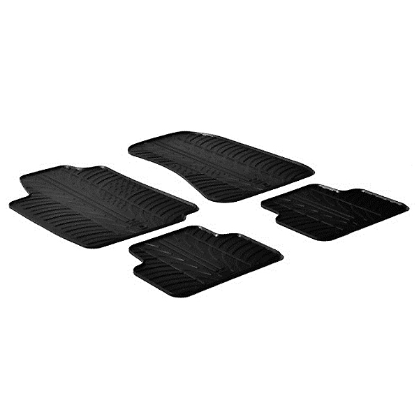 ΜΑΡΚΕ ΠΑΤΑΚΙΑ ΣΕ ΣΚΑΦΗ ΛΑΣΤΙΧΟ ΓΙΑ ALFA ROMEO 159 4D  5D 092005-2013 SUMISURA ΣΕ ΜΑΥΡΟ ΧΡΩΜΑ ME ΚΟΥΜΠΩΜΑΤΑ LAMPA - 4 ΤΕΜ