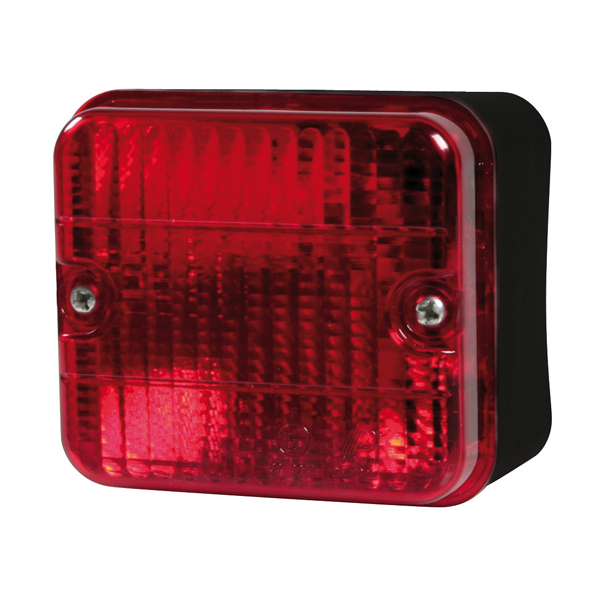 ΦΑΝΑΡΙ 12V - STOP ΚΑΙ ΟΜΙΧΛΗΣ - ΓΙΑ ΤΡΕΙΛΕΡ ΚΟΚΚΙΝΟ - 70 Χ 80 Χ 50mm - 1ΤΕΜ