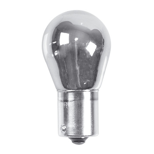 P21W 12V 21W BA15s ΜΟΝΟΠΟΛΙΚΟ CHROME SERIES ΚΑΘΡΕΠΤΗΣ ΚΟΚΚΙΝΟ ΦΩΣ BLISTER 2ΤΕΜ.