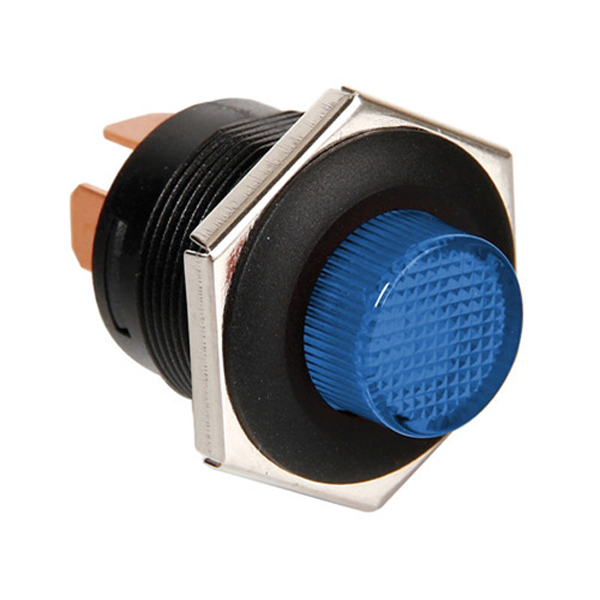 ΔΙΑΚΟΠΤΗΣ ONOFF ΜΕ LED 1224V - 5Α ΜΠΛΕ - 1 ΤΕΜ