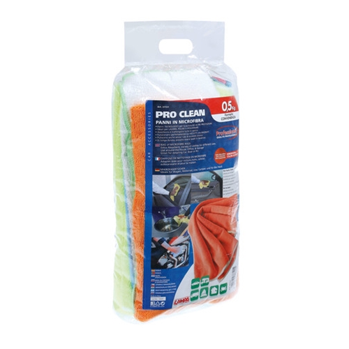 ΠΑΝΙΑ ΚΑΘΑΡΙΣΜΟΥ ΜΕ ΜΙΚΡΟΙΝΕΣ MICROFIBRE PRO CLEAN ΣΕ ΣΥΣΚΕΥΑΣΙΑ 1Kg