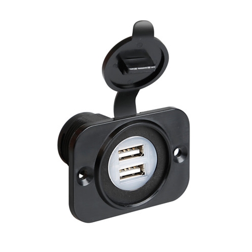 ΠΡΙΖΑ ΦΟΡΤΙΣΗΣ ΜΕ ΚΑΠΑΚΙ ΜΕ 2 USB 1224V EXT-8