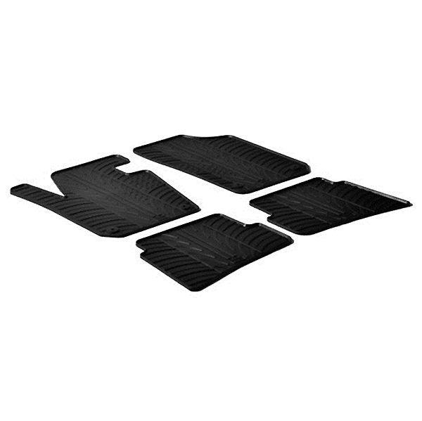 ΜΑΡΚΕ ΠΑΤΑΚΙΑ ΣΕ ΣΚΑΦΗ ΛΑΣΤΙΧΟ ΓΙΑ SEAT IBIZA 062008-2017 SUMISURA ΣΕ ΜΑΥΡΟ ΧΡΩΜΑ ME ΚΟΥΜΠΩΜΑΤΑ LAMPA - 4 ΤΕΜ