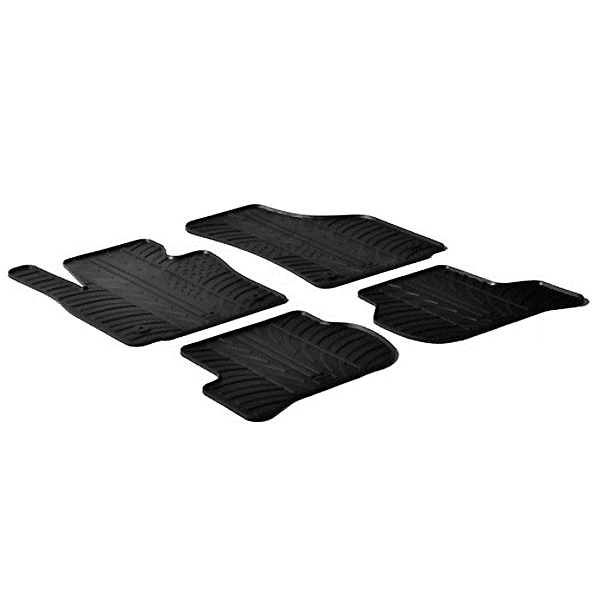 ΜΑΡΚΕ ΠΑΤΑΚΙΑ ΣΕ ΣΚΑΦΗ ΛΑΣΤΙΧΟ ΓΙΑ SEAT LEON 092005-2012 SUMISURA ΣΕ ΜΑΥΡΟ ΧΡΩΜΑ ME ΚΟΥΜΠΩΜΑΤΑ LAMPA - 4 ΤΕΜ