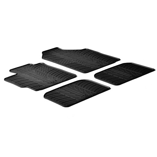 ΜΑΡΚΕ ΠΑΤΑΚΙΑ ΣΕ ΣΚΑΦΗ ΛΑΣΤΙΧΟ ΓΙΑ TOYOTA YARIS 0106-1011 Πατάκι SuMisura
