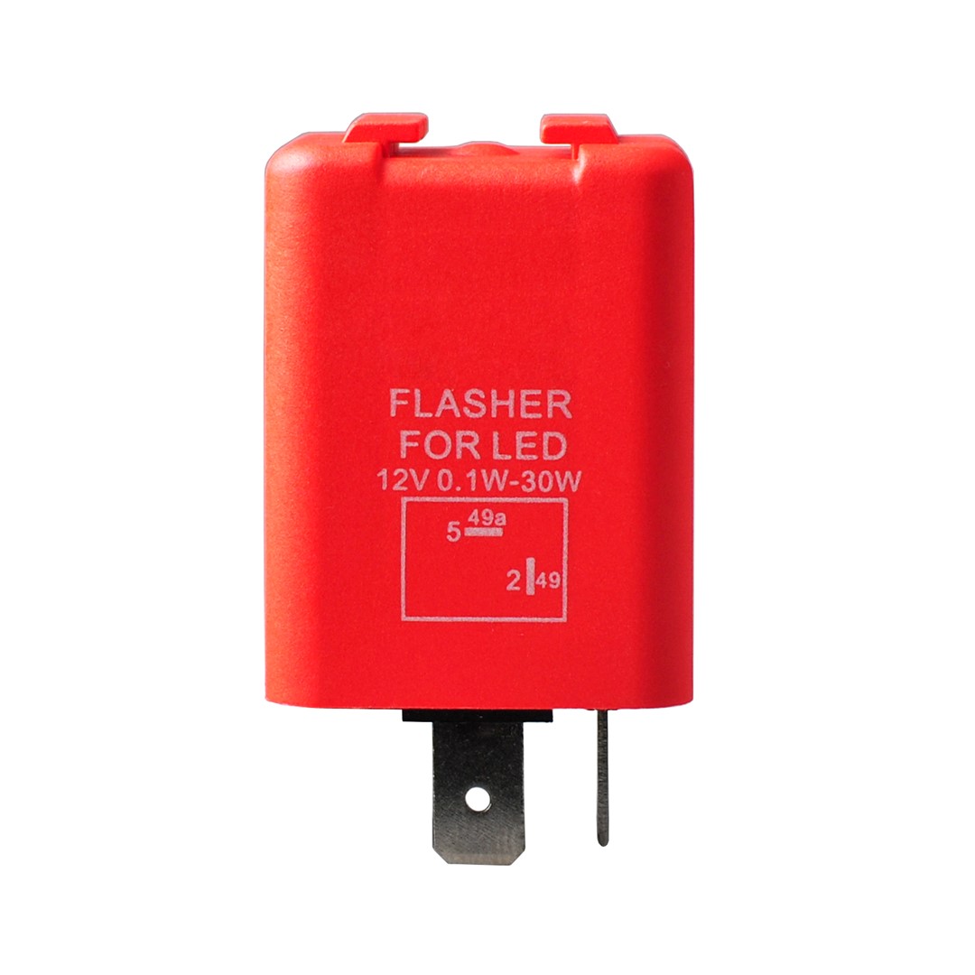 LED FLASHER ΦΛΑΣΙΕΡΑ 2 ΕΠΑΦΩΝ L- 30x30x30mm M-TECH - 1ΤΕΜ