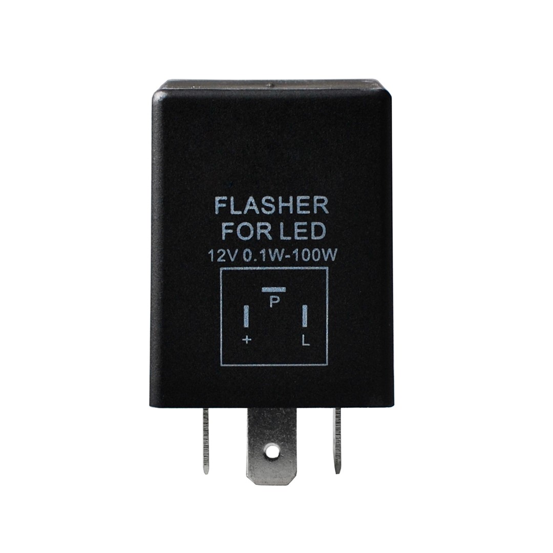 LED FLASHER ΦΛΑΣΙΕΡΑ 3 ΕΠΑΦΩΝ L- 30x30x30mm M-TECH - 1ΤΕΜ
