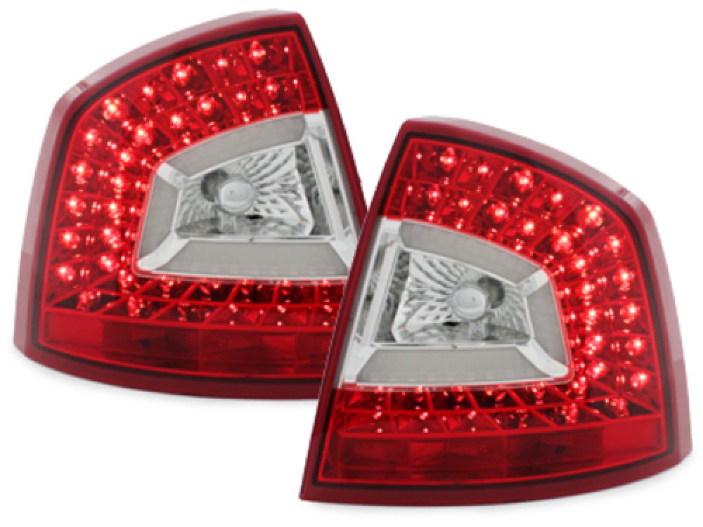 ΦΑΝΑΡΙΑ ΠΙΣΩ ΓΙΑ SKODA OCTAVIA 5 1Z LIM 2004-2011 LiTEC LED REDCLEAR - 2 ΤΕΜ