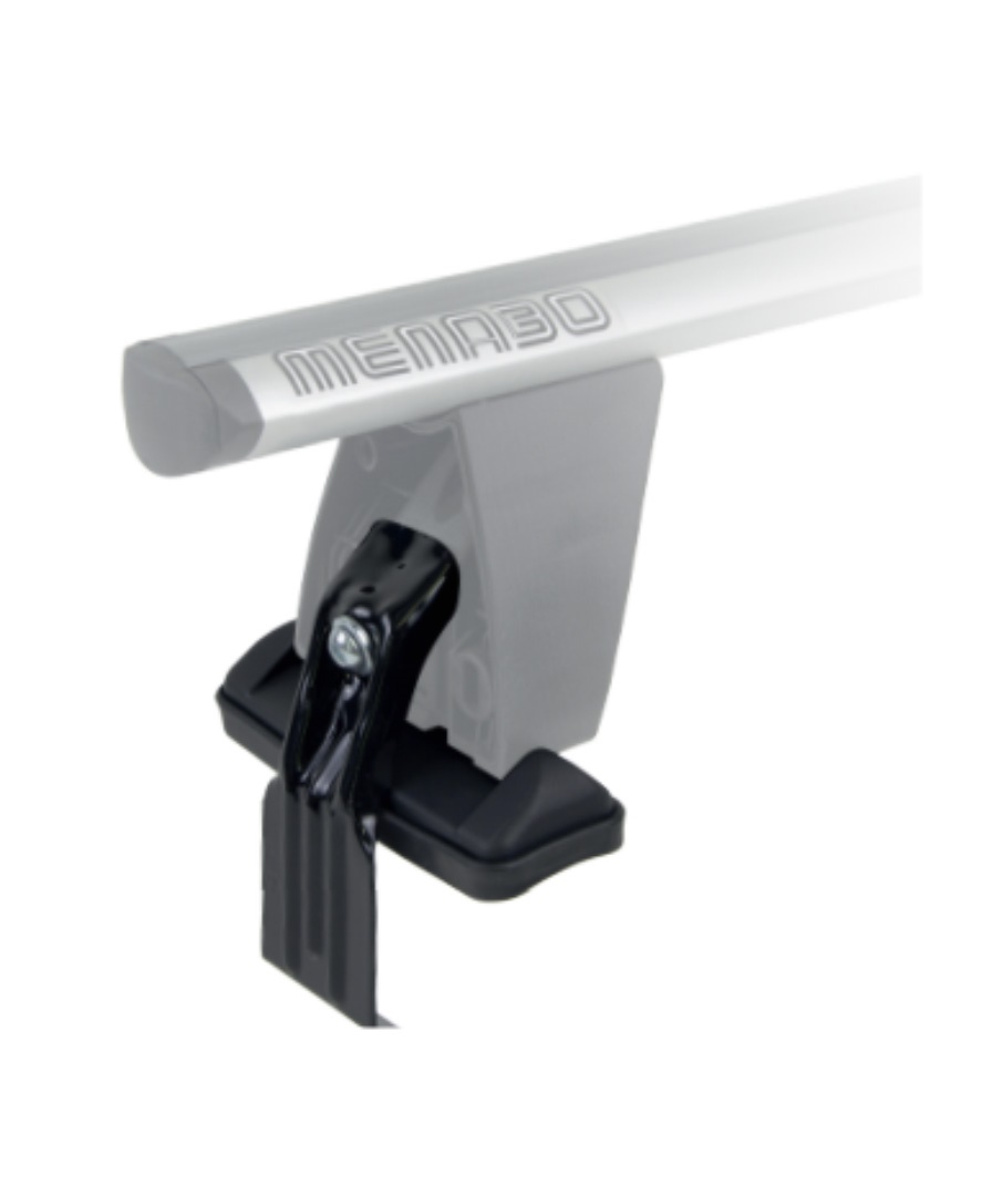 MENABO DLKIT10G KIT TYPE G ΑΚΡΑ (ΠΟΔΙΑ) ΓΙΑ ΜΠΑΡΕΣ ΟΡΟΦΗΣ DELTA / OMEGA BLACK / SILVER - 1 ΣΕΤ (9720/MB)
