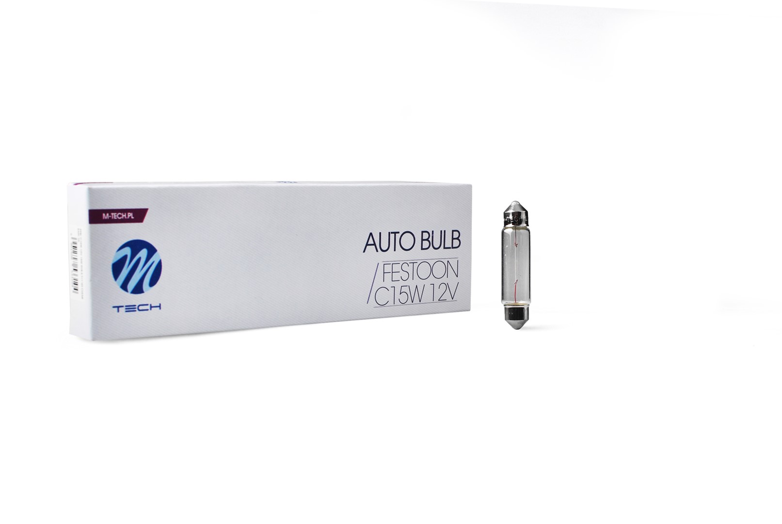 ΛΑΜΠΑΚΙΑ ΠΛΑΦΟΝΙΕΡΑΣ 15W C15W 12V SV85 43mm STANDARD ΑΛΟΓΟΝΟΥ 10ΤΕΜ M-TECH