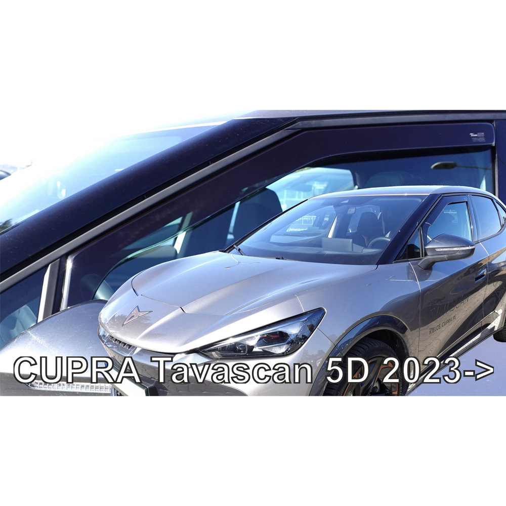 ΑΝΕΜΟΘΡΑΥΣΤΕΣ ΓΙΑ CUPRA TAVASCAN 5D 2023+ ΣΕΤ ΑΥΤΟΚΙΝΗΤΟΥ ΑΠΟ ΕΥΚΑΜΠΤΟ ΦΙΜΕ ΠΛΑΣΤΙΚΟ HEKO - 4 ΤΕΜ.