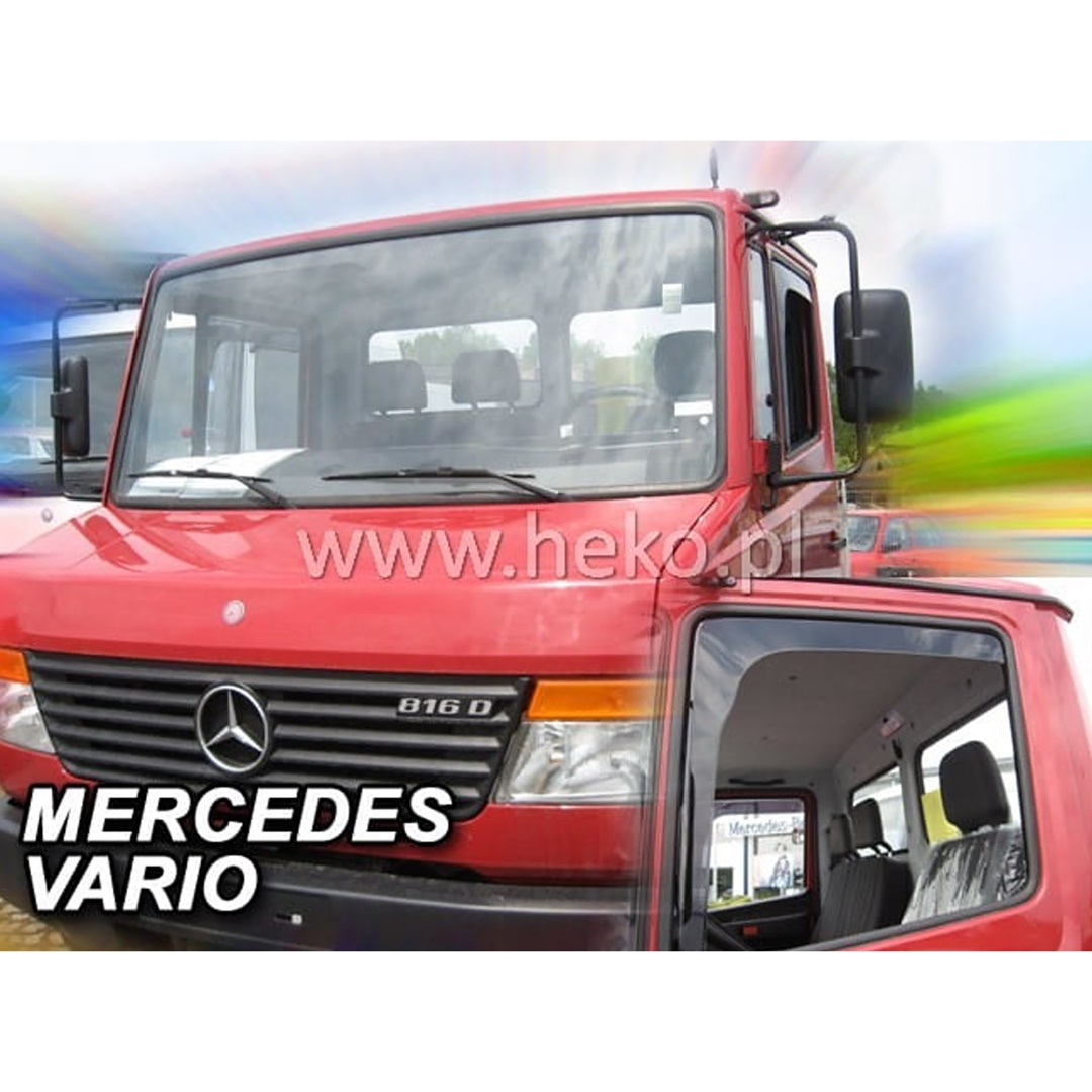 ΑΝΕΜΟΘΡΑΥΣΤΕΣ ΓΙΑ MERCEDES VARIO W670 2D 814 816 817 ΔΙΑΣΤΑΣΕΙΣ 58x58cm ΖΕΥΓΑΡΙ ΑΠΟ ΕΥΚΑΜΠΤΟ ΦΙΜΕ ΠΛΑΣΤΙΚΟ HEKO - 2 ΤΕΜ