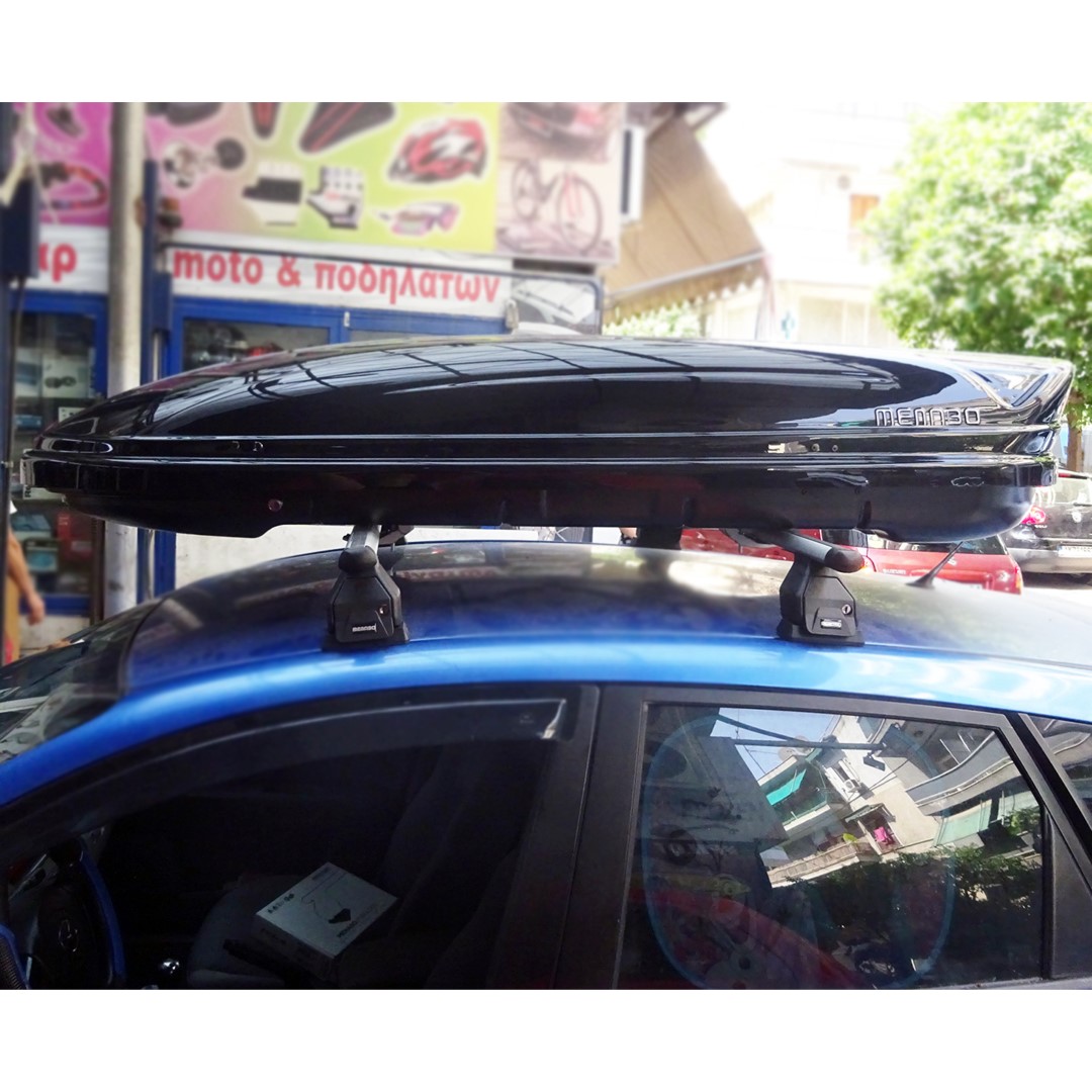 KIT ΜΕ ΜΠΑΡΕΣ ΟΡΟΦΗΣ ΓΙΑ MAZDA 3 5D 2003-2013 ΑΛΟΥΜΙΝΙΟΥ ΚΑΙ ΜΠΑΓΚΑΖΙΕΡΑ ΟΡΟΦΗΣ MANIA 460 DUO MENABO AL2-3360MB-FIX509FP-3290MB-3540MB