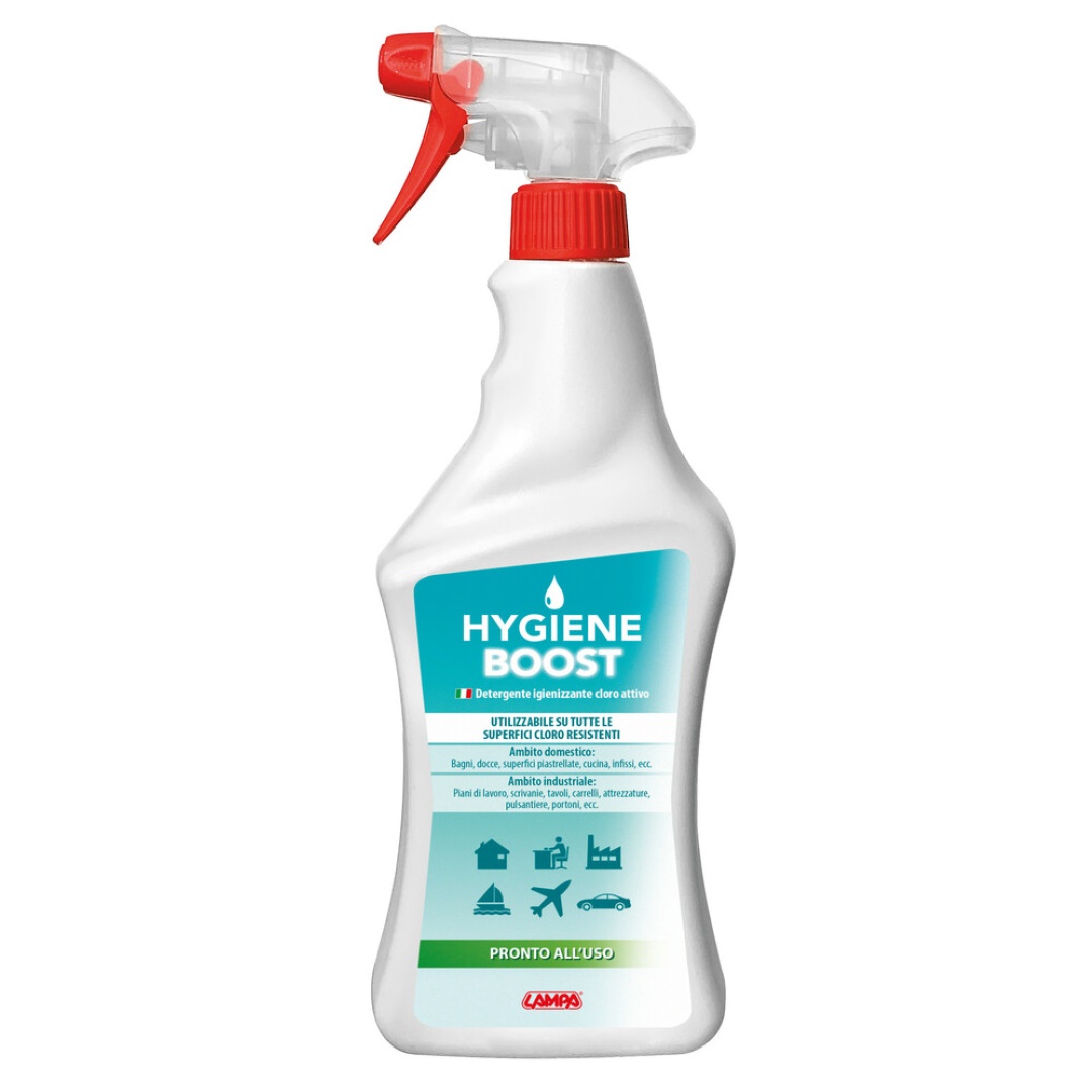 ΑΠΟΛΥΜΑΝΤΙΚΟ ΥΓΡΟ ΜΕ ΧΛΩΡΙΟ ΣΕ ΣΠΡΕΥ HYGIENE BOOST 750ml