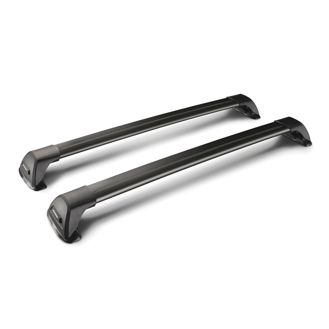 ΜΠΑΡΕΣ ΟΡΟΦΗΣ ΑΛΟΥΜΙΝΙΟΥ ΜΑΥΡΗ YAKIMA FLUSH BAR STANDARD 120cm ΜΕ ΚΛΕΙΔΙ - 2 TEM