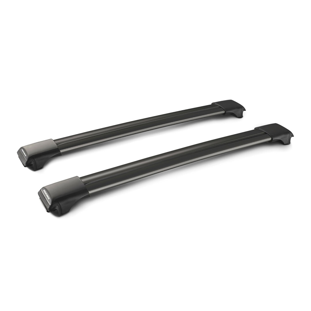 ΜΠΑΡΕΣ ΟΡΟΦΗΣ ΑΛΟΥΜΙΝΙΟΥ ΜΑΥΡΗ RAIL BAR STANDARD 73cm ΜΕ ΚΛΕΙΔΙ - 2 TEM