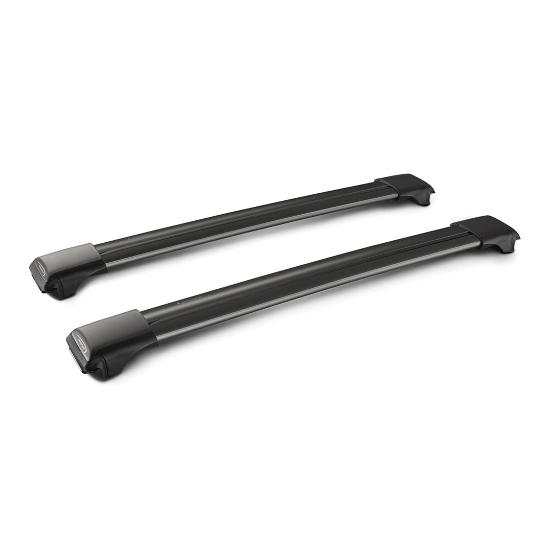 ΜΠΑΡΕΣ ΟΡΟΦΗΣ ΑΛΟΥΜΙΝΙΟΥ ΜΑΥΡΗ RAIL BAR STANDARD 103cm ΜΕ ΚΛΕΙΔΙ - 2 TEM